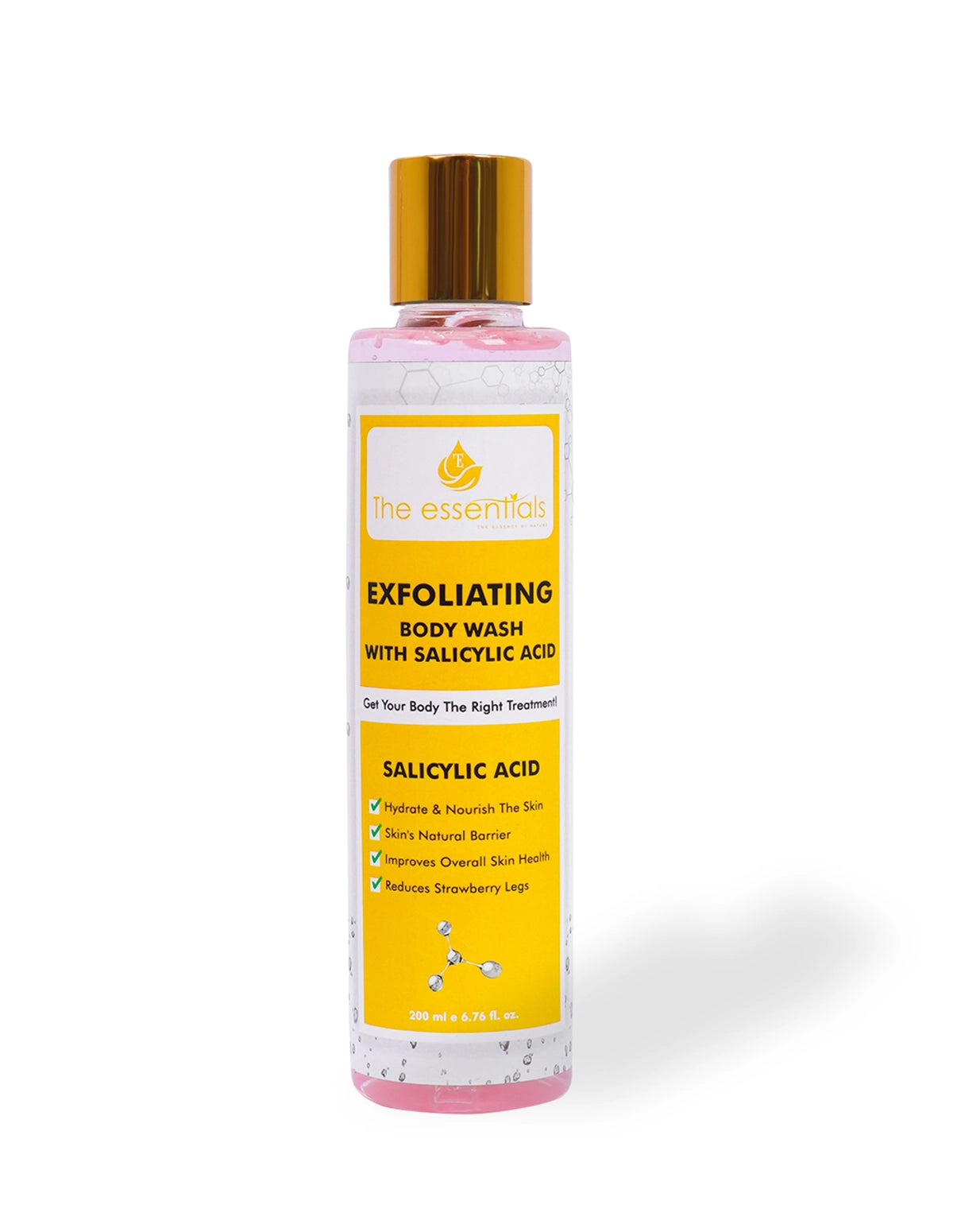 Purifying exfoliating body wash with salicyic acid