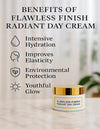 Flawless finish radiant day cream